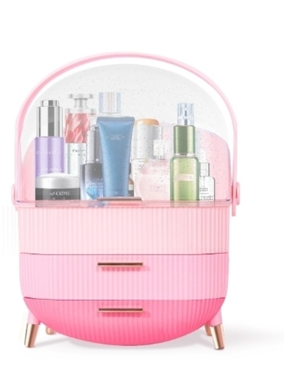Pink Gradient Cosmetic Organizer
